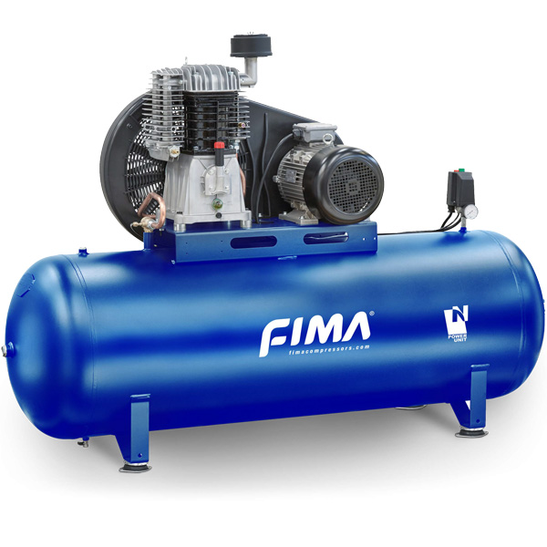 Compresor de aer cu piston cu transmisie prin curea, in 2 trepte FIMA Jumbo