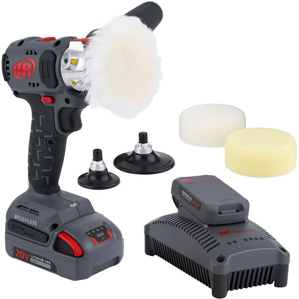 Slefuitor tip pistol Ø 50-75 mm Ingersoll Rand G4621 cu acumulator 20V si set accesorii